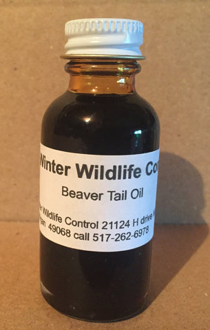 BEAVER TAIL OIL - Winter Wildlife Control Bait & Lure 