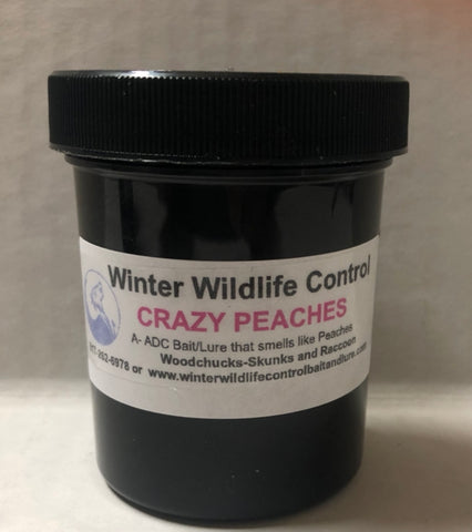 Crazy Peaches Woodchuck, Raccoon and skunk Bait/Lure