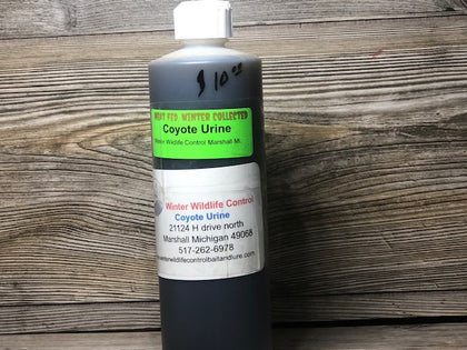 Coyote Urine - Meat feed winter collected Coyote urine
